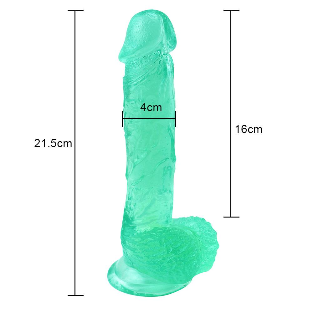 Realistické dildo RUNYU Soft Dick sexuální hračka s vyčnívajícími varlaty Perfektní anální dildo Velké sexuální hračky pro ženy