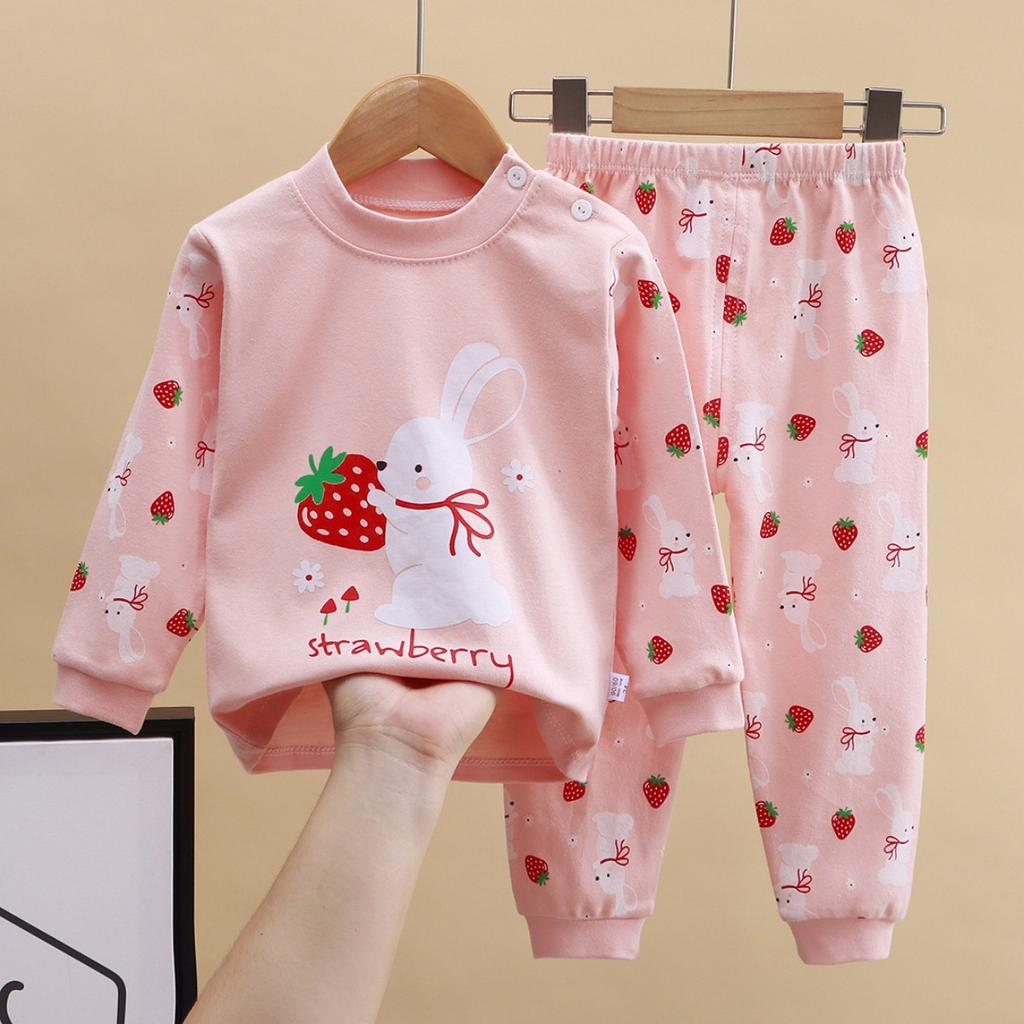 Children's Underwear Set Made of Pure Cotton for Boys' Autumn Wear, Women's Clothing for Autumn Wear, Autumn Pants for Home Wear, Children's Clothing