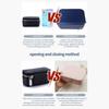 PU Leather Miniature Jewelry Storage Case Portable Design Travel Organiser For Earrings Rings And Necklaces