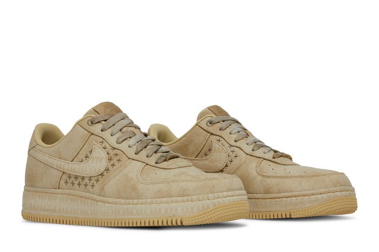 Men's Sneakers Nike Air Force 1 Low NAI-KE Tan Canvas Tan/Tan/Light Gum