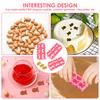3Pcs Fish Cookie Cutter Plastic Fish Cookie Mold Reusable Fish Cracker Cookie Cutter Mini Cracker Cutter Multifunctional Fish