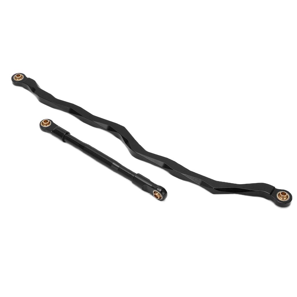 1 10 RC Steering Links Rod Aluminum Alloy Crawler Car Pull Tie Rod for Axial RBX10