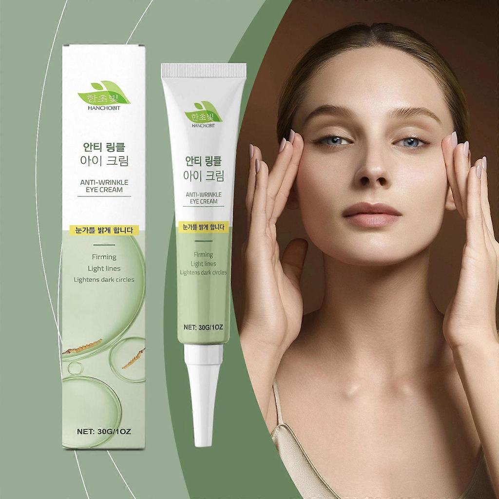Hanchobit Firming Eye Cream - Firms, Reduces Fine Lines, Brightens, Improves Eye Area, Deeply Hydrates And Moisturizes