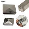 10pcs Fence Post Cover Waterproof Pyramid Column Covers For Decoration Furniture Decking Mailbox Lamp Post Handrail Stair