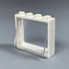 5pcs Small Building Block Transparent Glass Window 1x4x3 Building Block Accessories  Compatible with Lego Part 60594