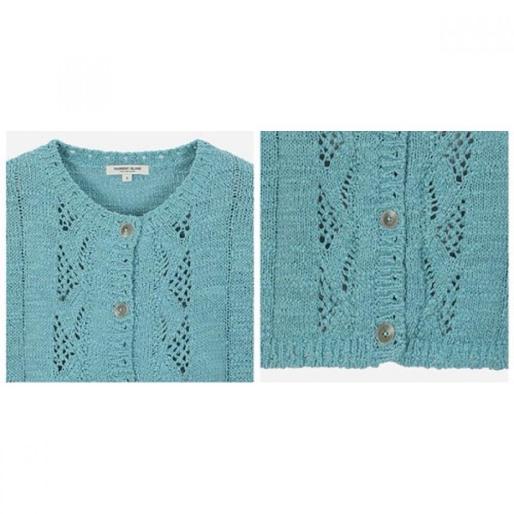 Thursday Island Crochet Round Neck Cardigan T262mcd156w
