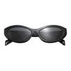 Prada Logo Detail Square Sunglasses Women Sunglasses Black SPR26ZE16KC055FE08Z