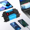 Auto Power Inverter LED Napěťová kapacita Displej Transformátor Konvertor 12V na 110/220V Duální USB invertor pro automobilové spotřebiče 4000W/6000W