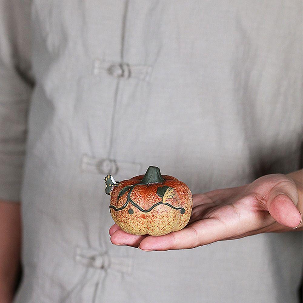 Cute Tea Set Ornaments Handmade Tea Play Figurine Frog Tea Pet  Living Room