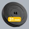 Bituminous Load Set 4X5Kg 20Kg Hole 31Mm Classic Plate Rebel