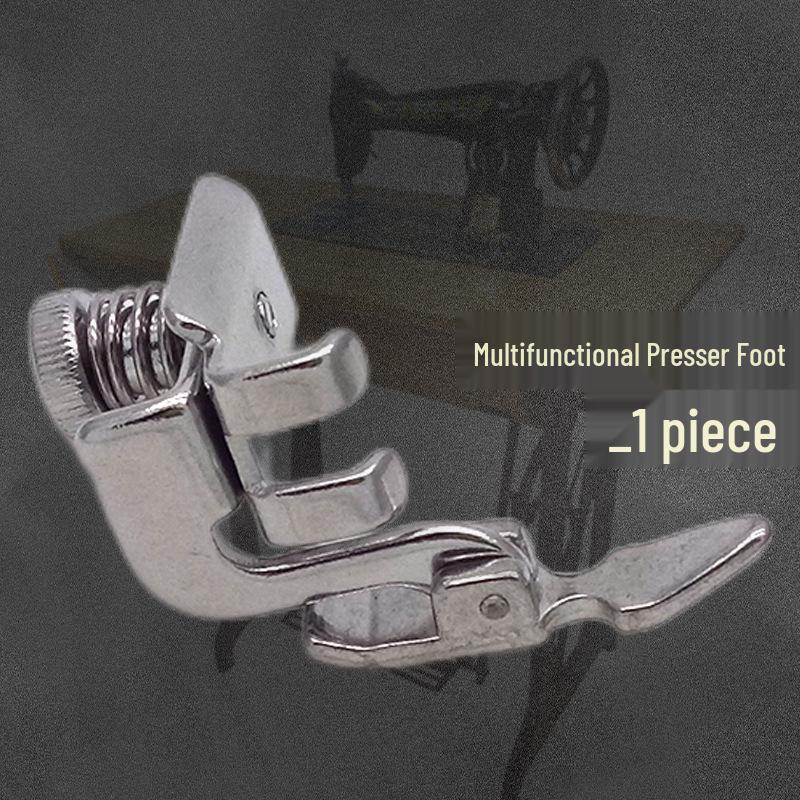 Vintage Sewing Machine Parts Set: Bobbin Case, Bobbin, Needle Plate, Feed Dogs, Presser Foot, Thread Spring, Bobbin Winder, Thread Guide Pin