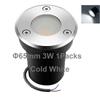 COB Anti-Glare Outdoor Recessed LED Ground Spotlight for Pathways and Courtyards