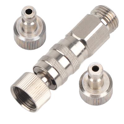 Brass Airbrush Coupler Quick Release Disconnect Fitting Coupling Adapter Professional Accessories