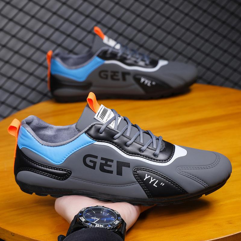 

2025 новые мужские туфли на все времена универсальные туфли Doudou с мягкой подошвой повседневные мужские туфли Forrest Gump модные туфли Doudou с одной педалью 44