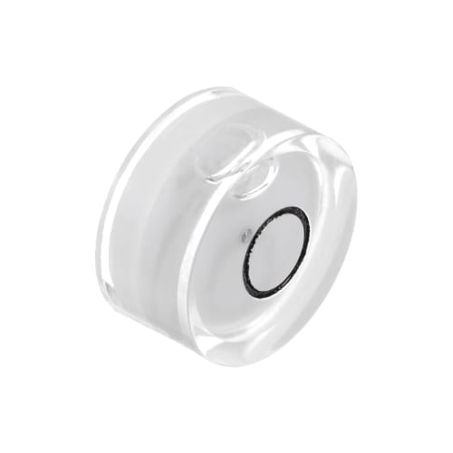 uxcell Round Bubble Level, 18x9mm, Mini Circular Bullseye Level for Leveling Camera Tripods, Telescopes, Workshops, Turntables, and Picture Frames, Wh