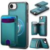 JEEHOOD J10 Flip Card Bag MagSafe Split RFID Leather Phone Case