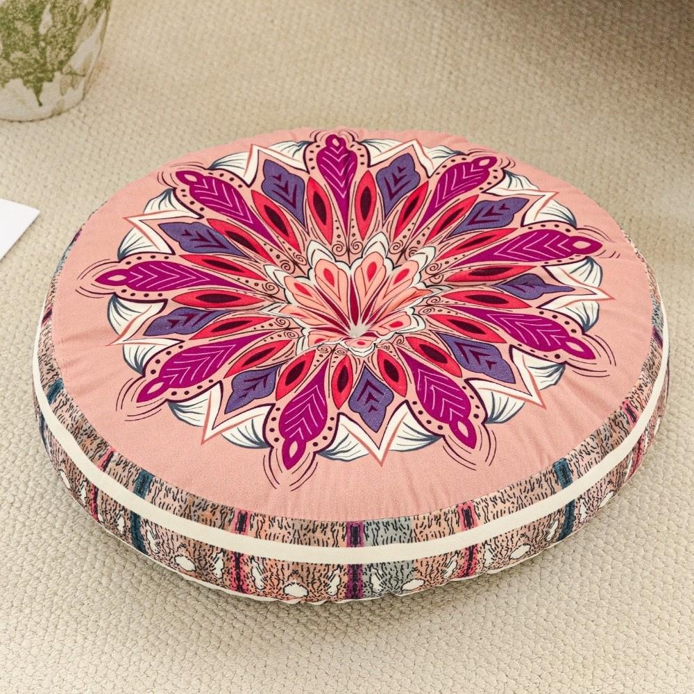 Thickened Round Tatami Cushion 45x45x8cm Sofa Cushion Floor Cushion For Living Room Sofa Tatami
