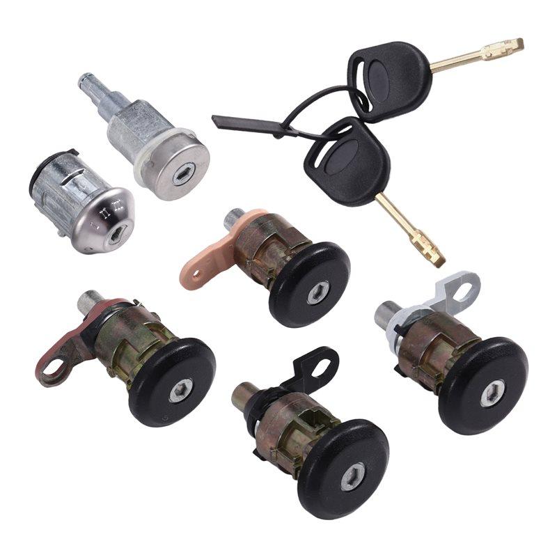 A58X-Car Door Lock Cylinder Ignition Switch Lock Cylinder 95VBB22050FG For Ford Transit MK5 1994-2000