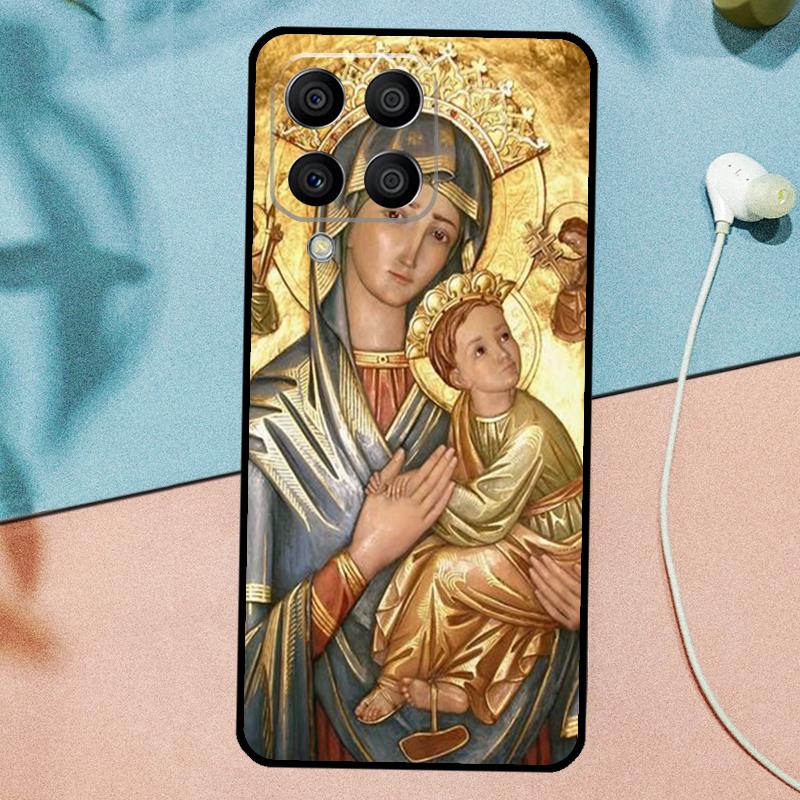 Virgin Mary For Samsung Galaxy M33 M35 M55 M15 M12 M13 M14 M34 M54 M53 M21 M31 M11 M32 M52 M06 M16 Case
