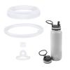 Set of 3/4pcs Water Bottle Silicone Sealing Gaskets Replacement Accessories for Drinking Cup Cup Lid Rings