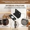 L-Type Strong Magnetic Door Closer Cabinet Catches Latch Magnet Wardrobes Door Stopper Ultra Thin Closures Furniture Fittings