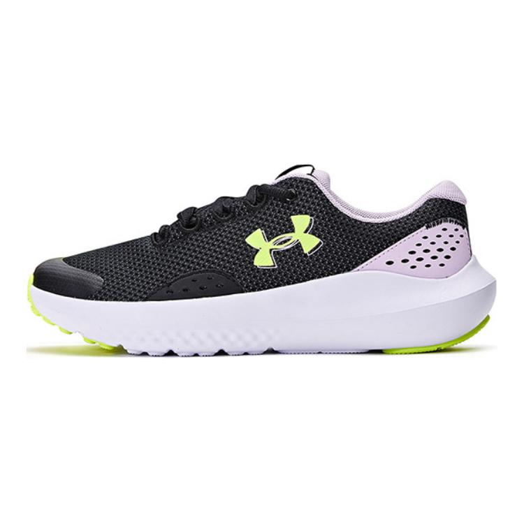 Under Armour Low top Running Shoes Black Gray Kids 3027108 36.5