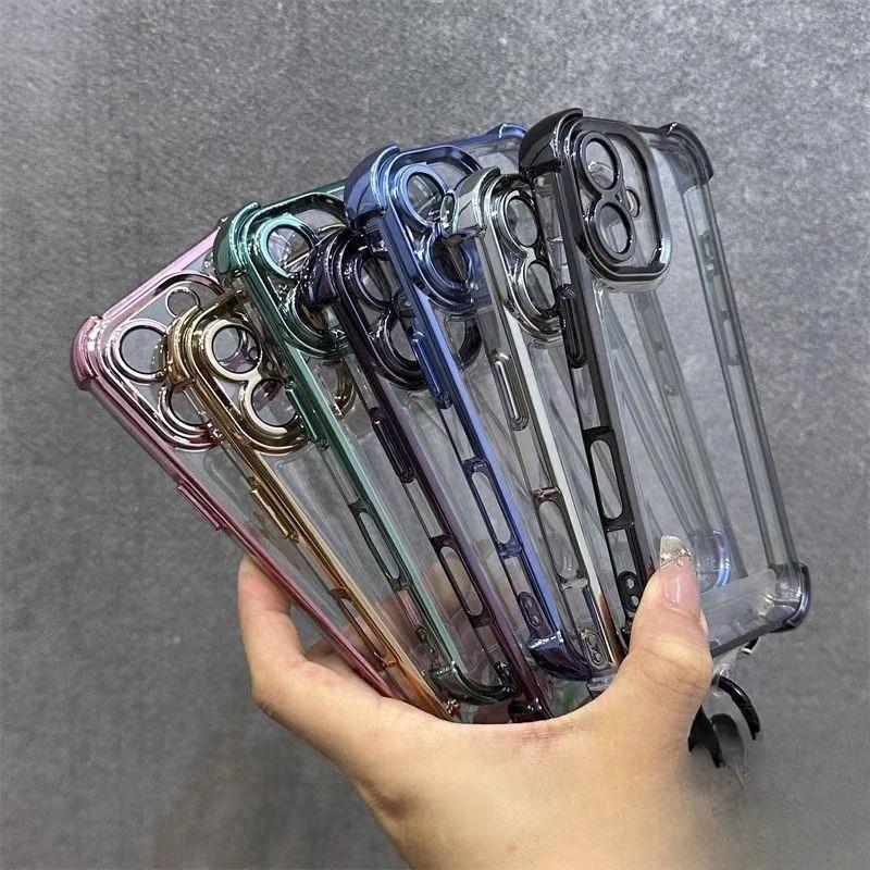 For Tecno Spark 20 Pro 20C 10C Go 1 2025 2024 2023 Pop 8 7 Pro iTEL P55 A70 A50 Plating Frame Casing With Strap Rope Soft Cover