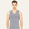 Men Winter Seamless Vest V-neck Sleeveless Thermal Underwear Elastic Slim Fit Bottoming Shirt Tops