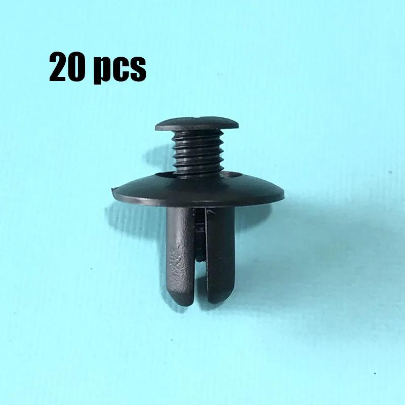 10/20pcs Auto Bumper Fasteners Retainer Rivet For Hyundai Elantra Kia Sportage Ford Focus Car Plastic Screw Clips 8mm Hole