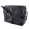 Louis Vuitton Taigalama Shoulder Bag M30746 Messenger Bag Black Taiga/Monogram Eclipse Canvas Mens Used