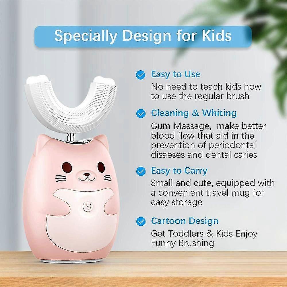 Children's Electric Toothbrush Baby Rechargeable Waterproof Automatic Intelligent Mouth Containing