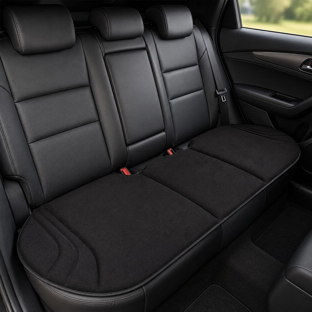 Non Slip Car Seat Cushion Breathable Rear Seat Cushion Durable Auto Protector Mat Pad