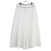ebure White piping wide pants Bottoms 38 whiteUsed