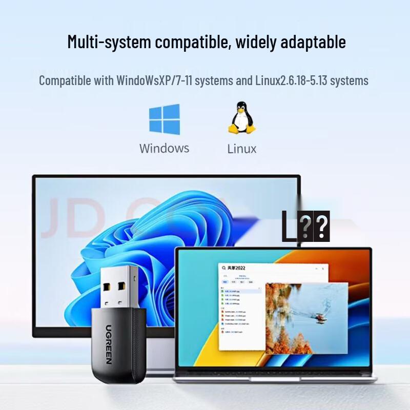 UGREEN AC1300 USB Dual-Band WiFi Adapter (CN Version)