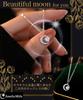 Necklace for Women Moon Necklace Platinum Plated Silver S999 Pure Silver 5A Grade High Quality Zirconia 1 Carat Popular Present Gift Set Included Moon