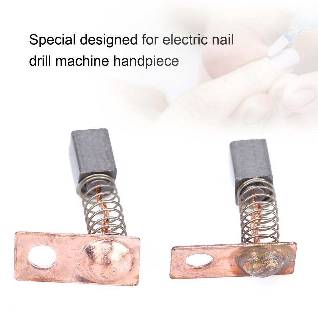 Kohlenstoffstahl Nagelbohrer Handstück Kohlebürsten Ersatzteil für Elektrische Nagelbohrmaschine