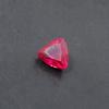 Natural Red Ruby 3.4ct Trillion Cut Certified Loose Gemstone