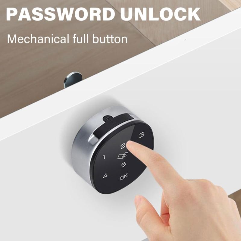Advanced Security Fingerprint Recognition Drawer Lock with Password Function Fingerprint & Card Drawer Lock for House