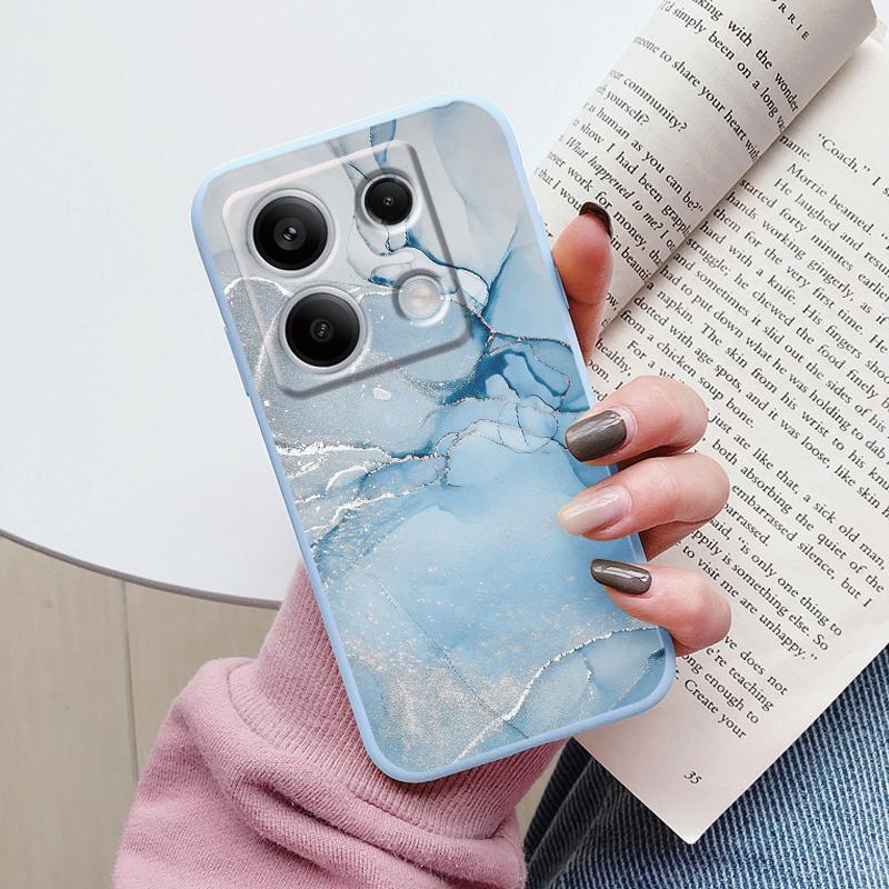 Luxury Case For Redmi Note 13 Pro 4G 5G Fundas Marble Fashion Pattern Soft TPU Protection Cover For Xiaomi Redmi Note14 Pro Capa