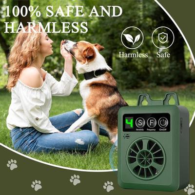 Ultrasonic Anti Barking Device for Dogs Rechargeable Bark Controller Box Dog Barking Deterrent Stopper for Indoor Outdoor Use