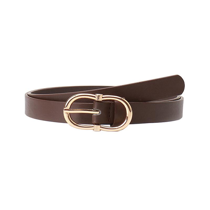 New Simple and Versatile Women's Belt, Fashionable Commuting Casual Style Belt, Women's Decorative Jeans Belt