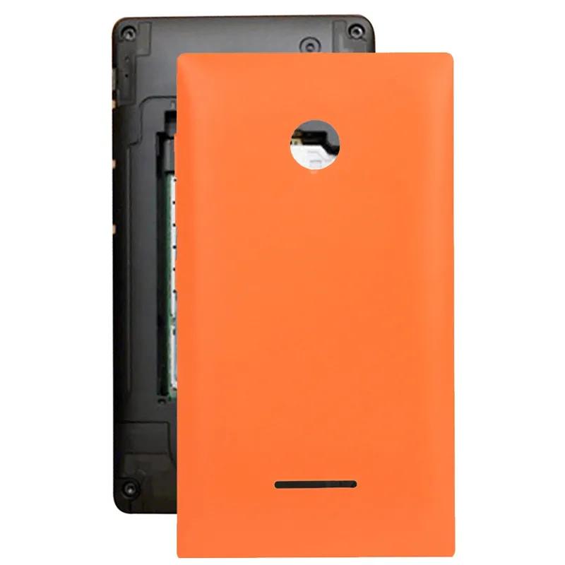 Замена задней крышки аккумулятора для Microsoft Lumia 435 оранжевый