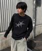 GRAVER ORDINARY [Odnr Unisex] Twins Star Long Sleeve T-Shirt_3Color