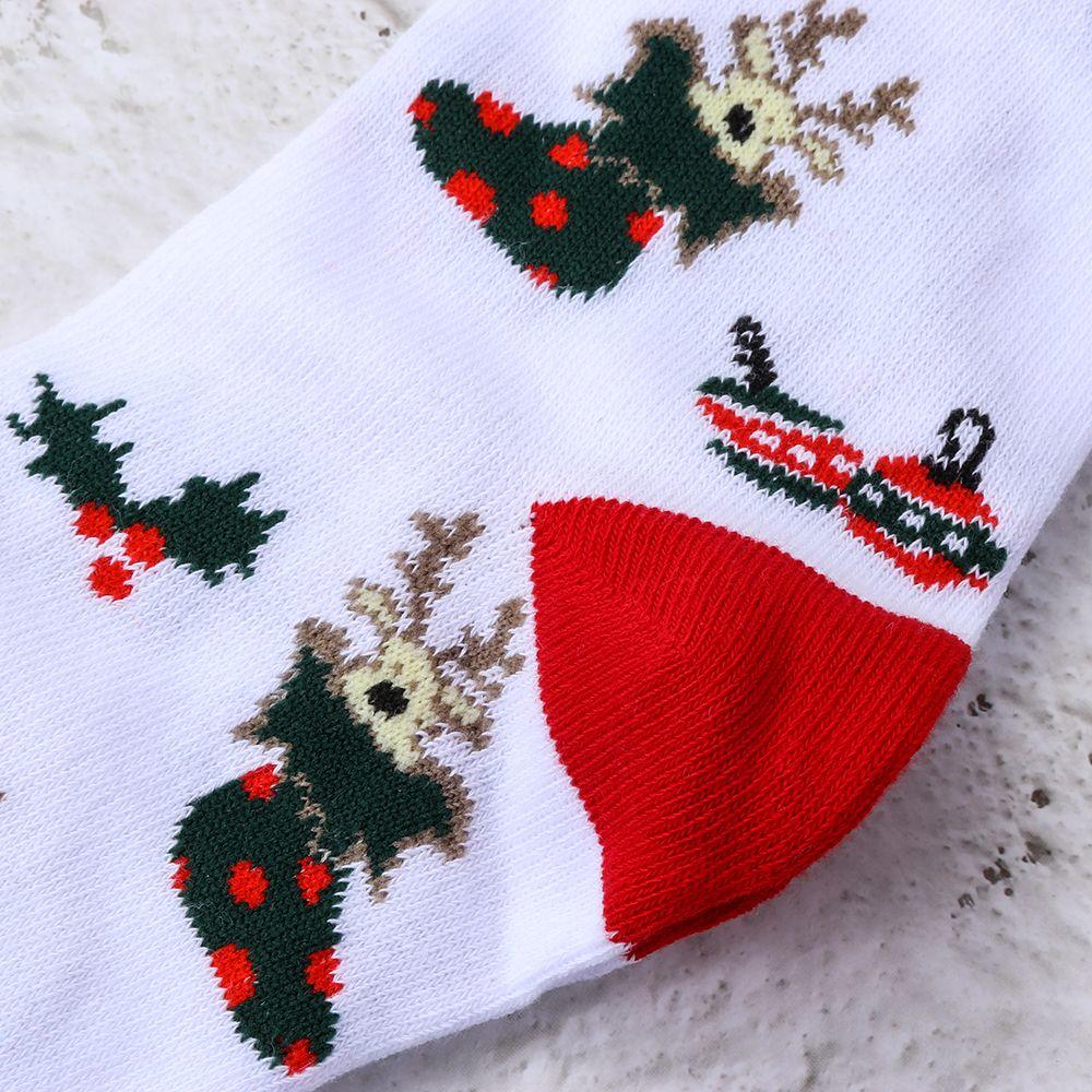 Xmas Gift Cotton Knit Novelty Christmas Socks Man Woman Lady Santa Stockings Santa Claus