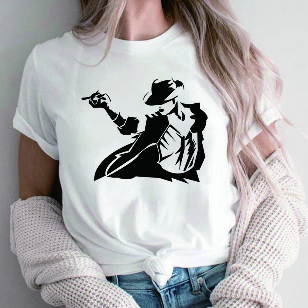 Unisex MJ Dance Evolution T-shirt MJ Tee King of Pop Tshirt Retro Dance Graphic Shirts Summer Short Sleeves Tops Fans Gifts