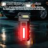 Outdoor Flashlight 1/2/3Pcs 180 Degrees Rotating Head Magnetic Dual Beam LED Degree Swivel Work Light USB Rechargeable Pocket-Size Camping EDC Lamp