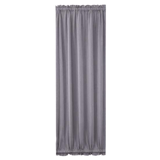 Rod Pocket Door Curtain Thermal French Door Curtain Room Darkening Privacy Blackout Curtain Panel for Kitchen Patio Doors