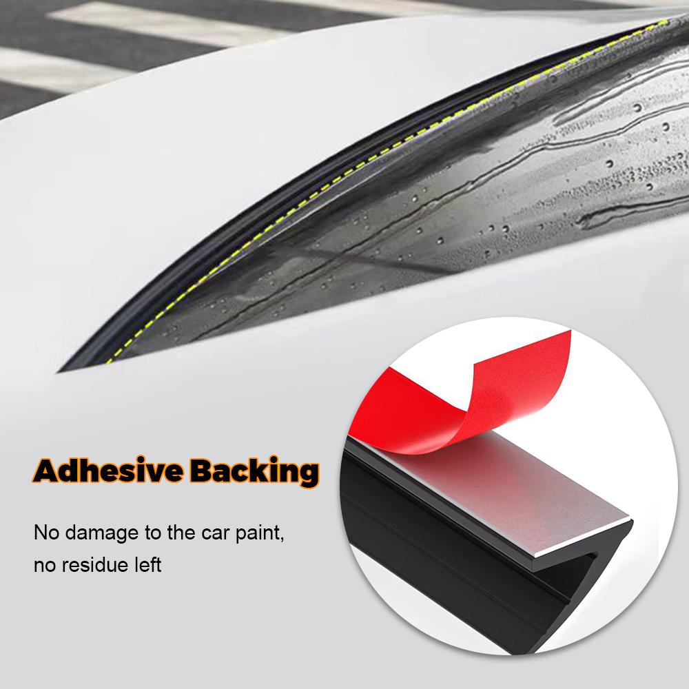 Car Trunk Sealing Strip Universal Trunk Lid Gap Seal Rubber Strip Dust-proof And leaf-falling Accessori For Sedan SUV Hatchback
