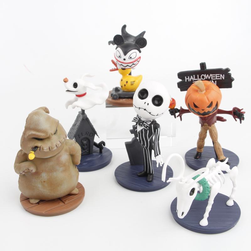 The Nightmare Before Christmas Jack Skellington Model Figure Toys 7-11cm