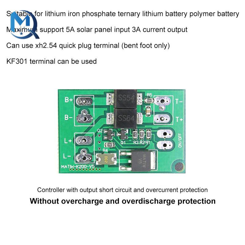 Automatische Solarpanel-Batterieladegerät-Platine Nachtlicht LED-Lampe Schalter Steuerung Garten Straßenlaterne 3,7V 7,4V 11,1V Modul